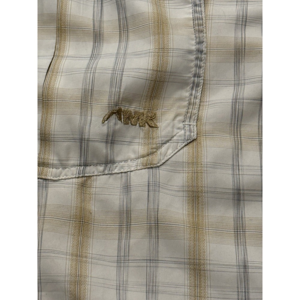 Mountain Khakis Shirts Lot Of 2 Mens XL Button Up Soft Polyester‎ Short & Long - Picture 7 of 10